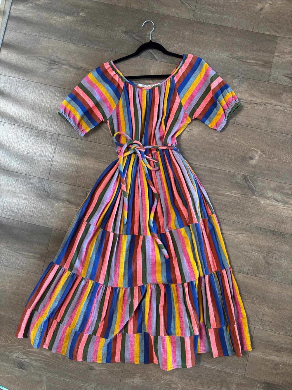 Ace & Jig Noah Dress - Tiered Maxi Dress in Gem // Size S